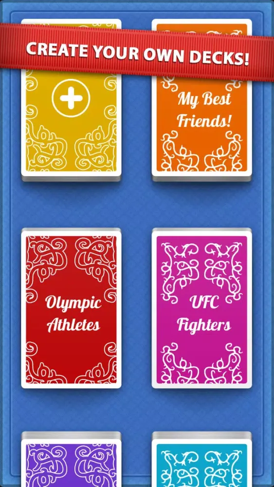 ภาพหน้าจอของ Charades Custom Card Creator! - Make Your Own Decks!
