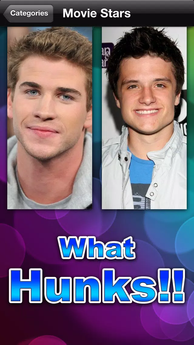 Tangkapan layar Crush Picker 2 - Hollywood Celebrity Game?!
