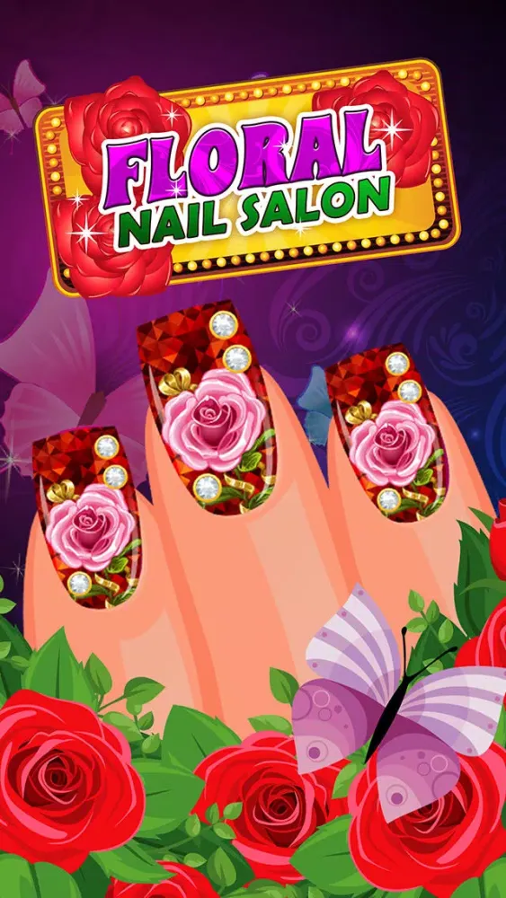 تصاویر Fantasy Dress Up Your Floral Nail Salon