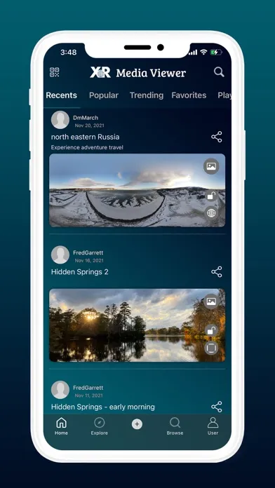 XR Media Viewer应用截图