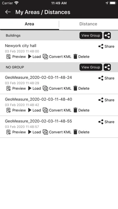 Geo Measure Area Calculator 스크린샷