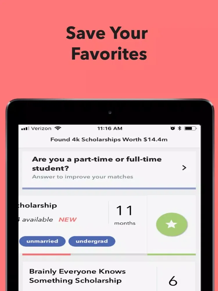 Grant - Scholarships For 2019 iPad  Screenshots