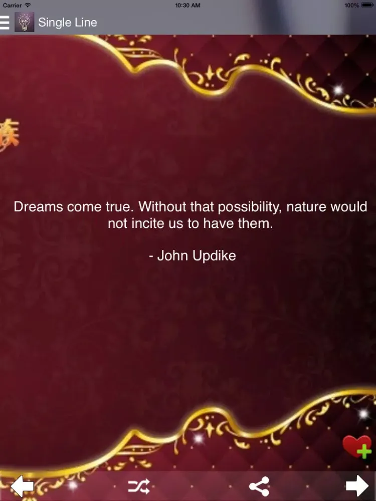 Capturas de pantalla de World's Great Thoughts Free iPad 
