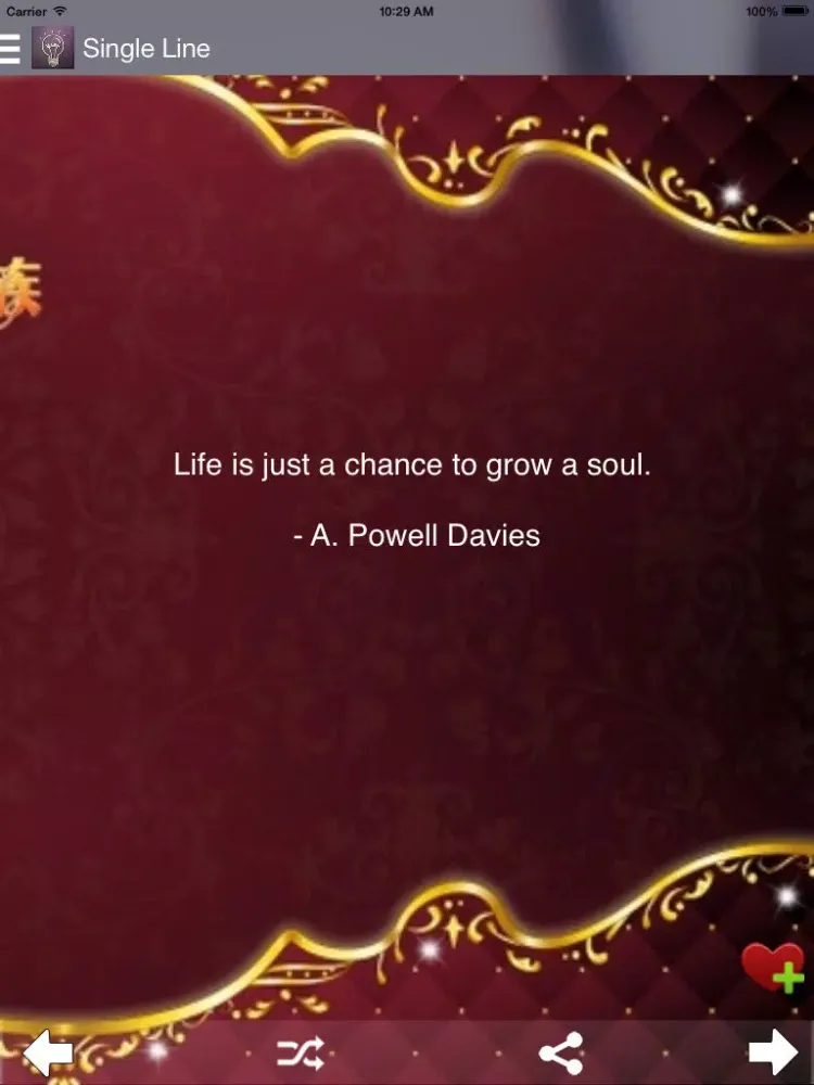 Capturas de pantalla de World's Great Thoughts Free iPad 