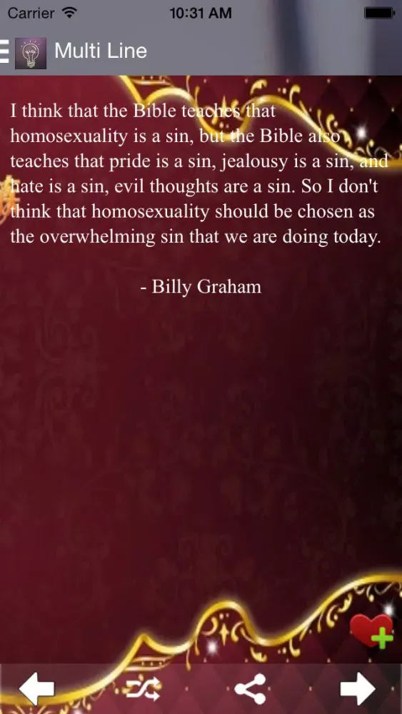 Capturas de pantalla de World's Great Thoughts Free