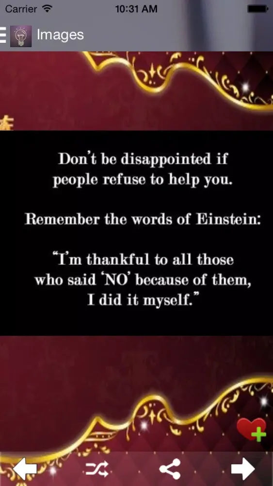 Capturas de pantalla de World's Great Thoughts Free