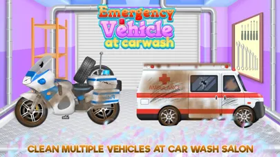 Emergency Vehicles at Car Wash سکرین شاٹس
