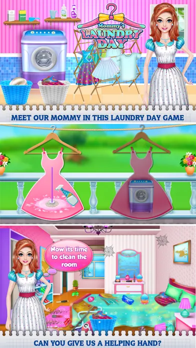 Capturas de pantalla de Mommy's Laundry Day