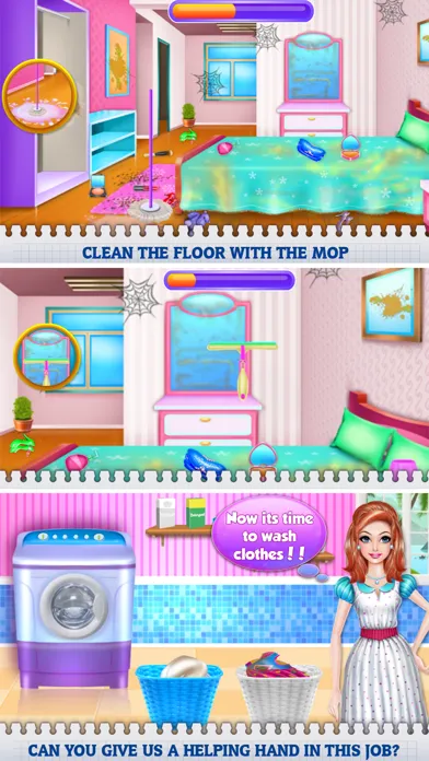 Capturas de pantalla de Mommy's Laundry Day