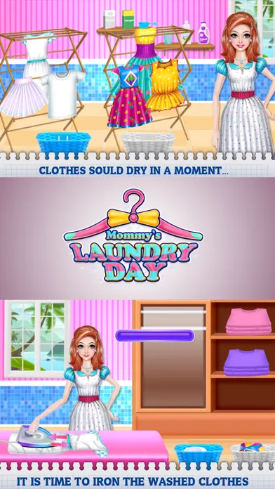 Capturas de pantalla de Mommy's Laundry Day