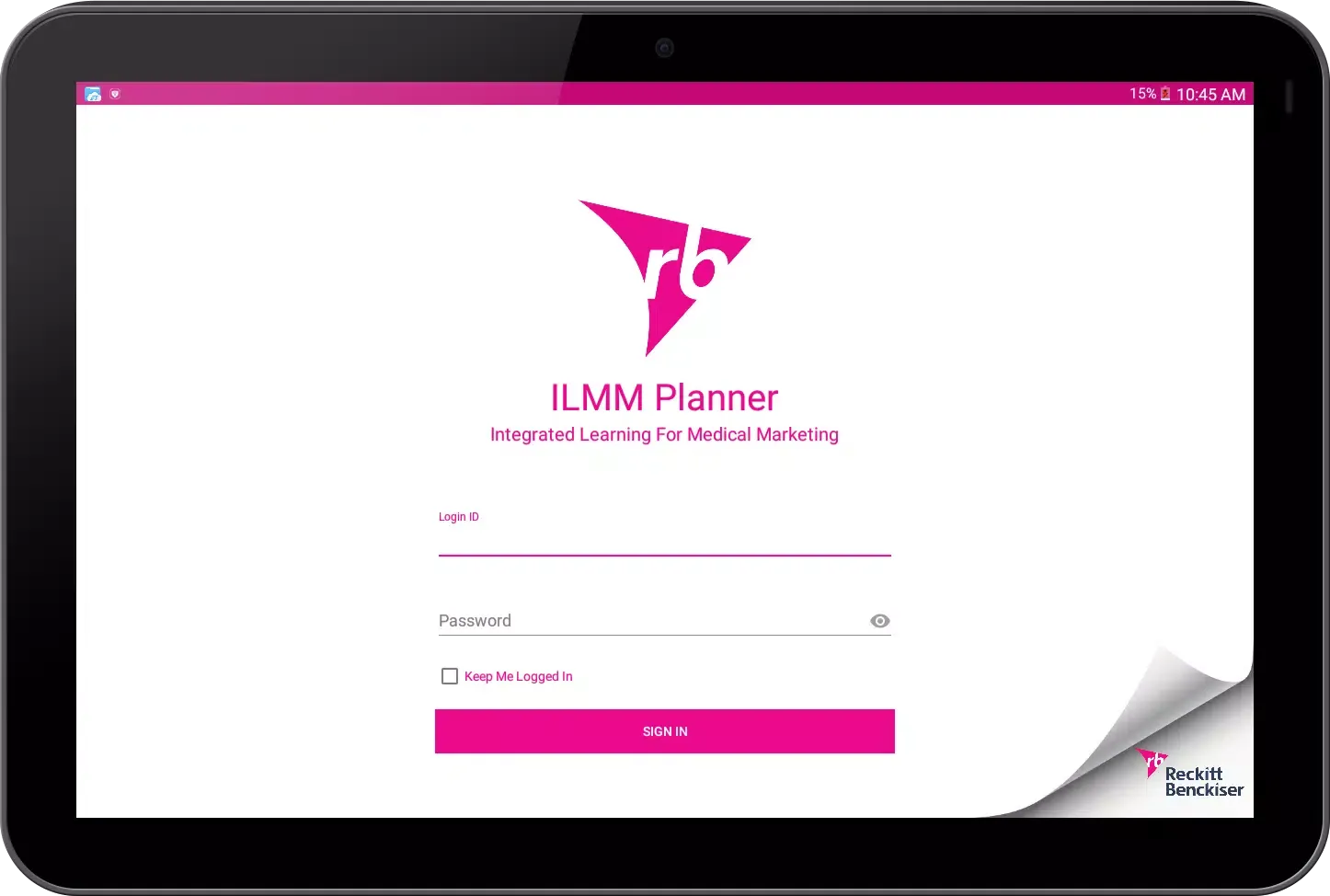 Captures d'écran de RB ILMM Planner