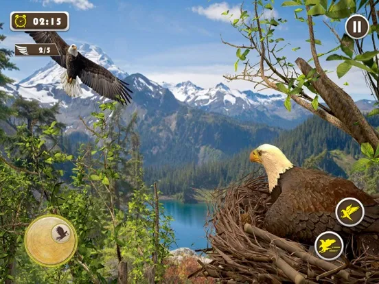 Tangkapan skrin Pet American Eagle Life Sim 3D iPad 