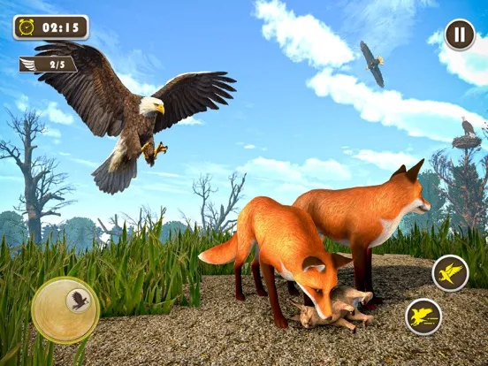 Tangkapan skrin Pet American Eagle Life Sim 3D iPad 