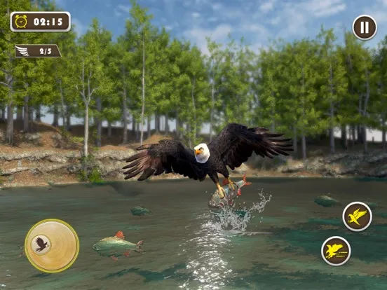 Tangkapan skrin Pet American Eagle Life Sim 3D iPad 