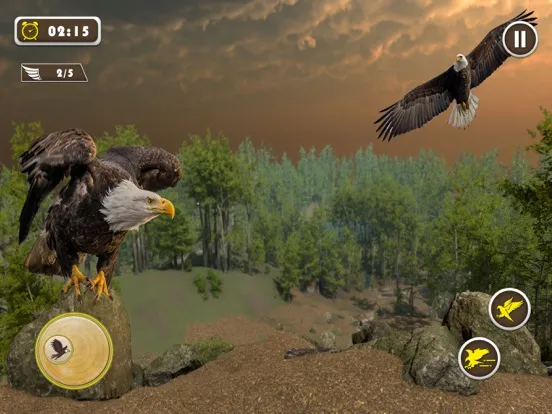 Tangkapan skrin Pet American Eagle Life Sim 3D iPad 