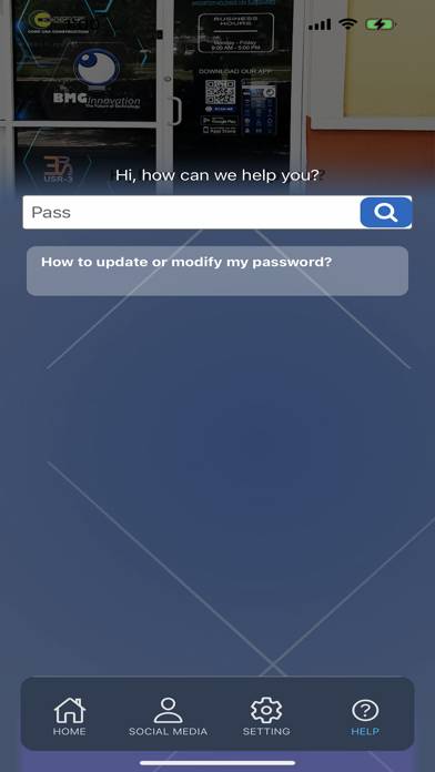 BMG Admin App スクリーンショット