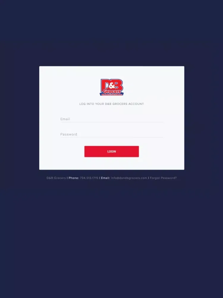 D&B Grocers iPad  سکرین شاٹس