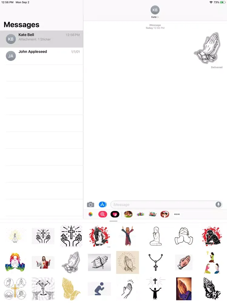 Prayer-Emojis Stickers iPad  Ekran Görüntüleri