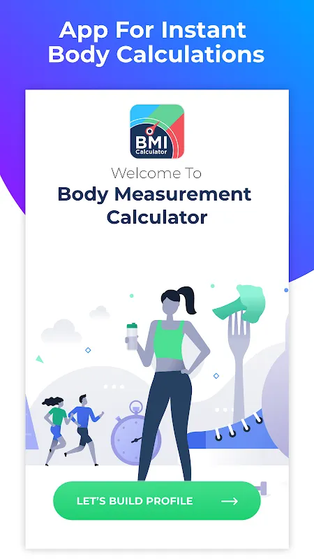 Ảnh chụp màn hình của Bmi Calculator