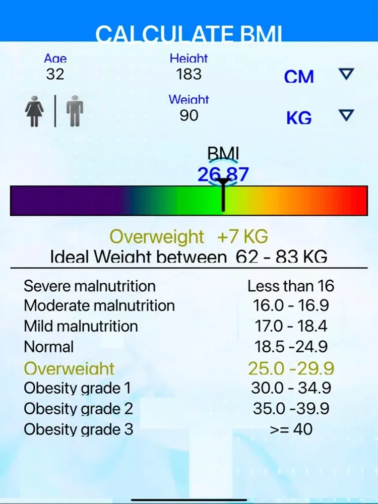 Calculator BMI Pro iPad  Ekran Görüntüleri
