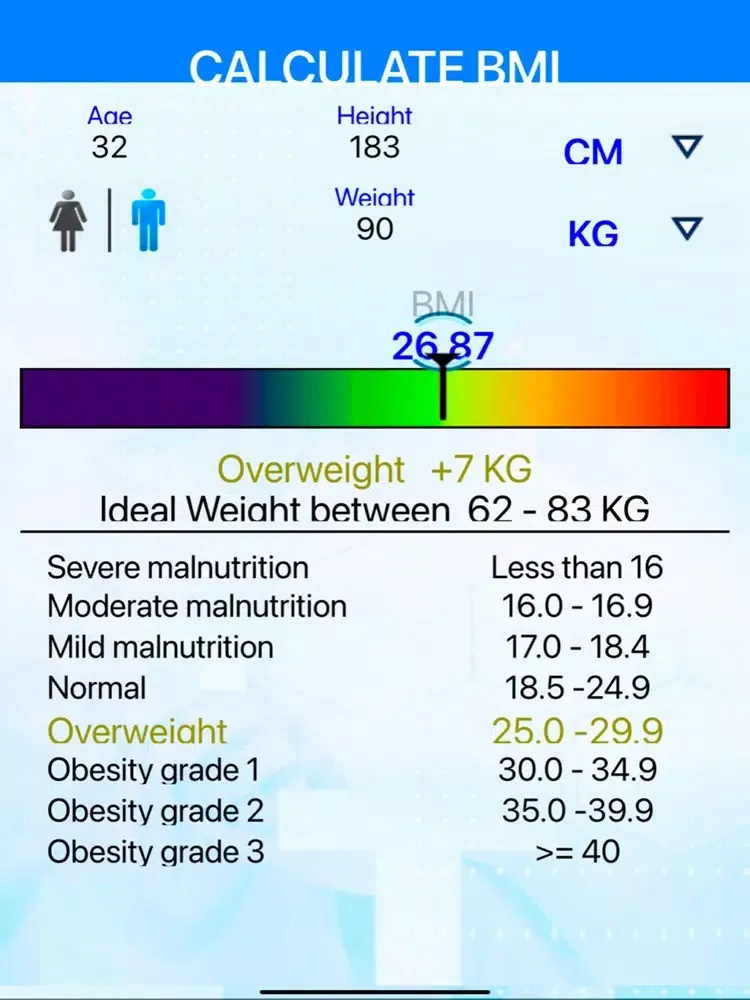 Calculator BMI Pro iPad  Ekran Görüntüleri