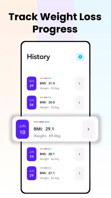 Tangkapan skrin BMI Calculator - Calculate BMI