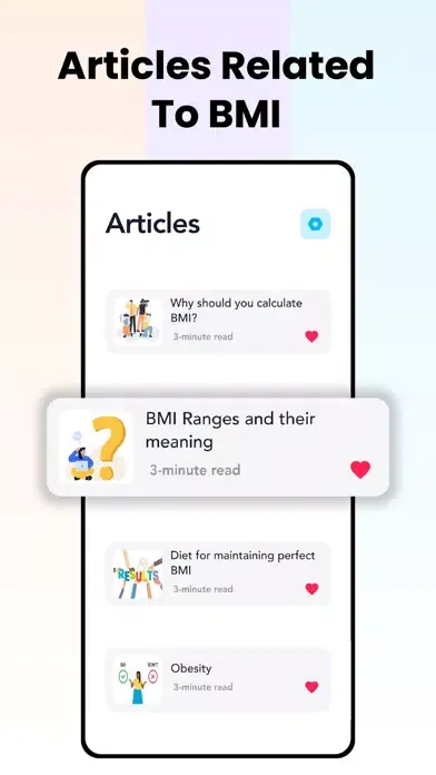 Tangkapan skrin BMI Calculator - Calculate BMI