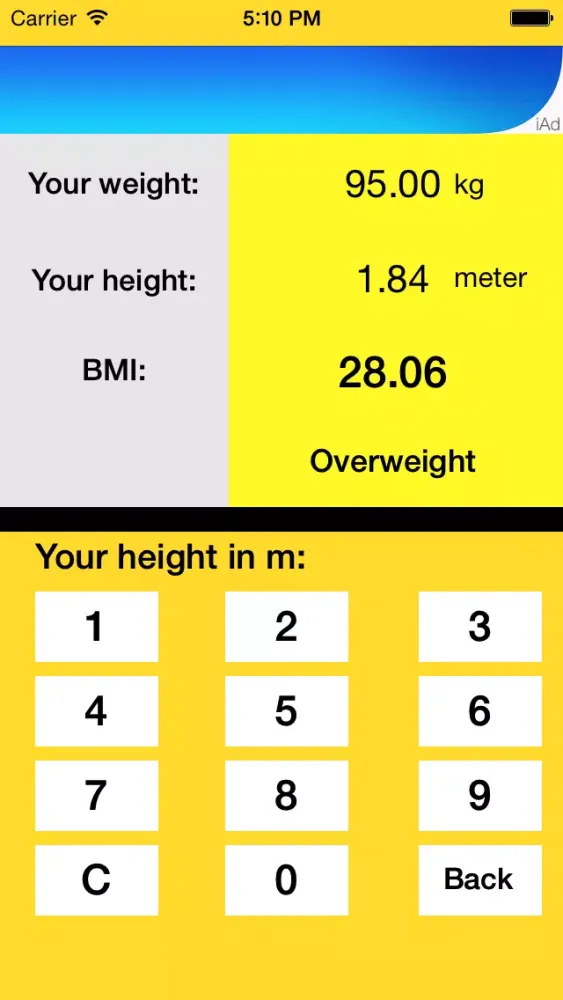*myBMI Ekran Görüntüleri