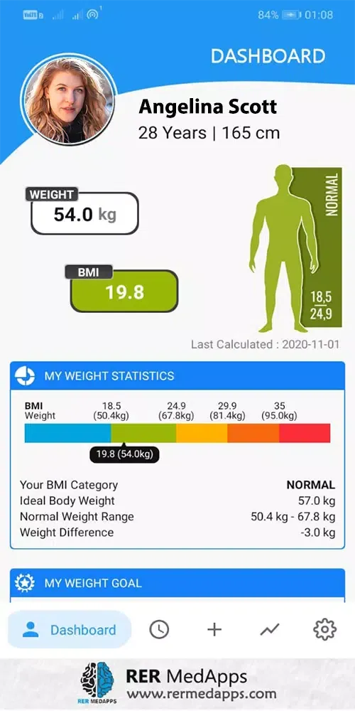 Captures d'écran de Weight Loss Tracker | BMI 2022