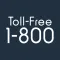 Toll-free 1-800 virtual number