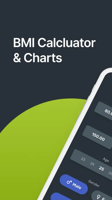 Captures d'écran de BMI Chart - BMI Calculator