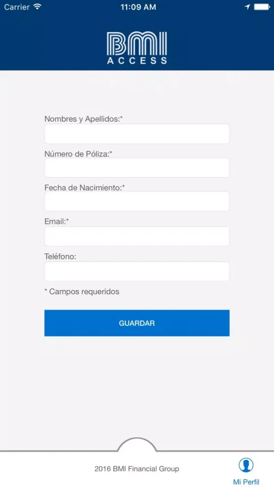Скриншоты BMI Access