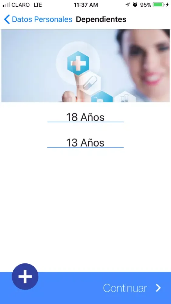 Capturas de tela do BMI Cotizador Salud Guarantee