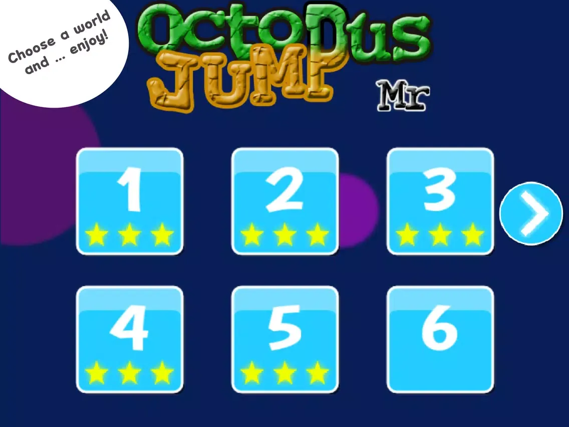 Ảnh chụp màn hình của Mr. Octopus Jump (BE saga) iPad 
