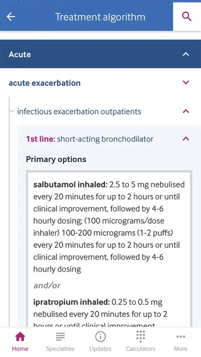 BMJ Best Practice Screenshots