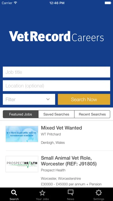Vet Record Careers Screenshots
