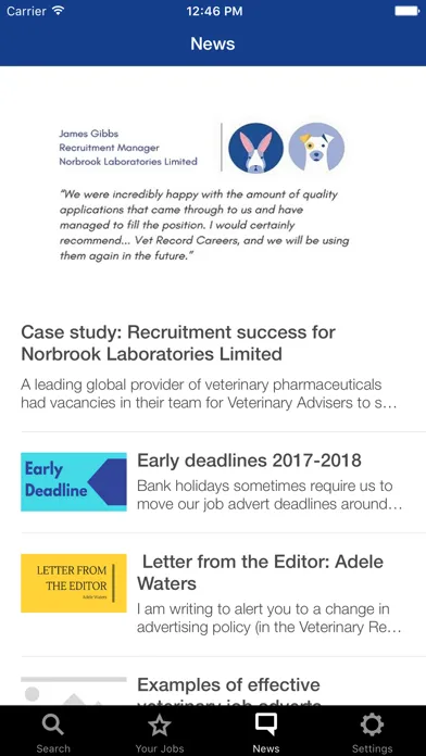 Vet Record Careers Screenshots