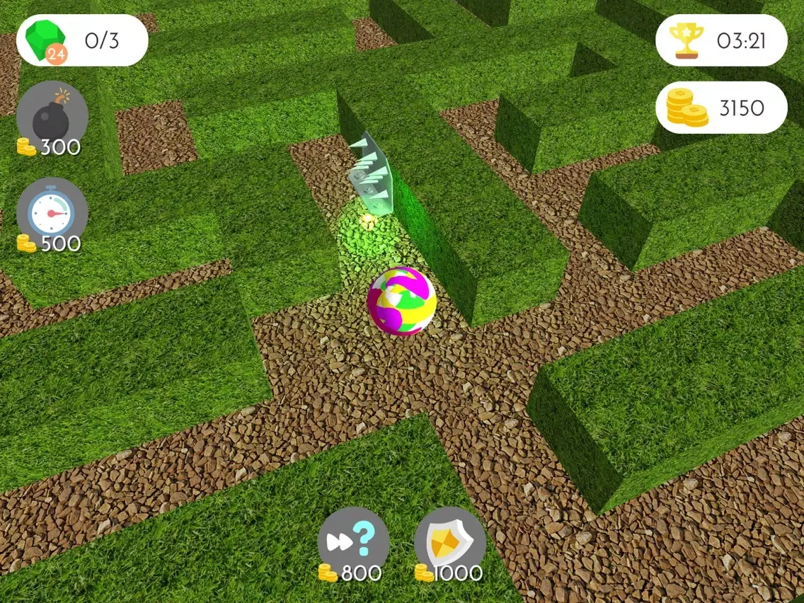 Heaven Maze 3D iPad  Screenshots