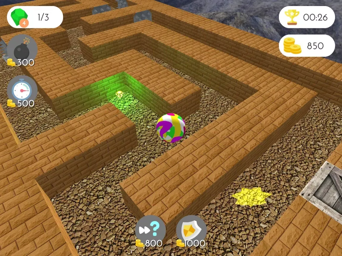 Heaven Maze 3D iPad  Screenshots