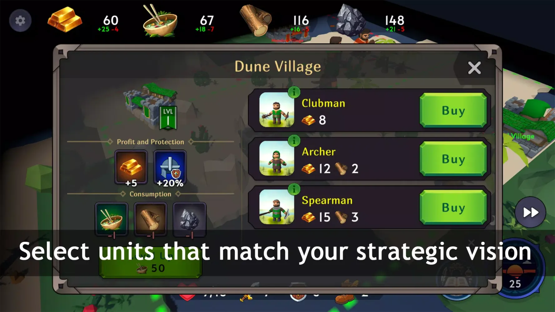 Tangkapan layar Tribal Forts