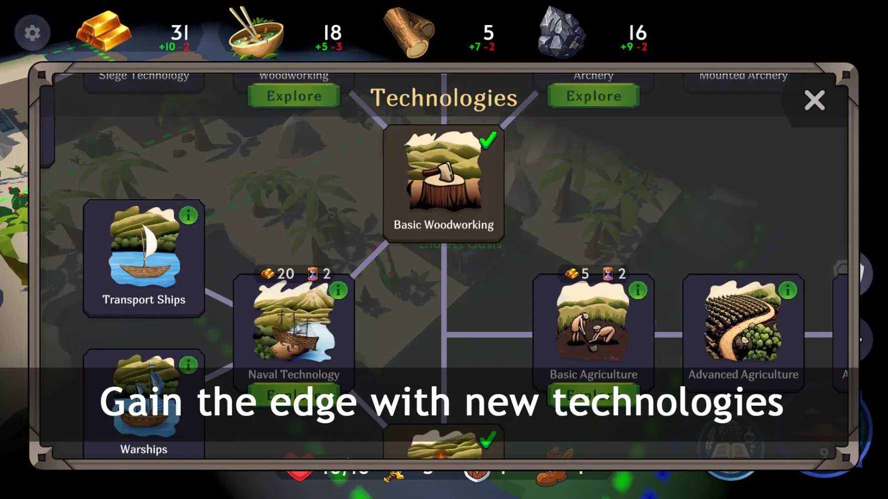 Tangkapan layar Tribal Forts