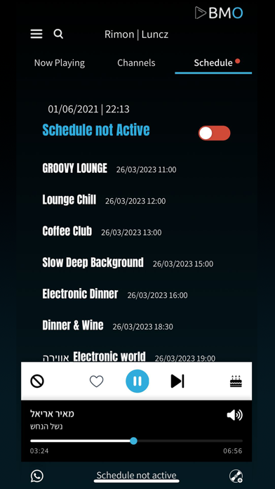 Tangkapan skrin BMO Music Remote Control App