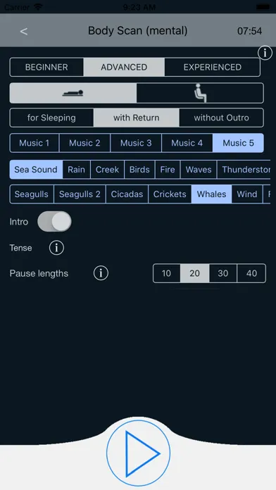 Progressive Muscle Relaxation. スクリーンショット