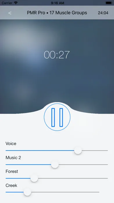 Progressive Muscle Relaxation. スクリーンショット