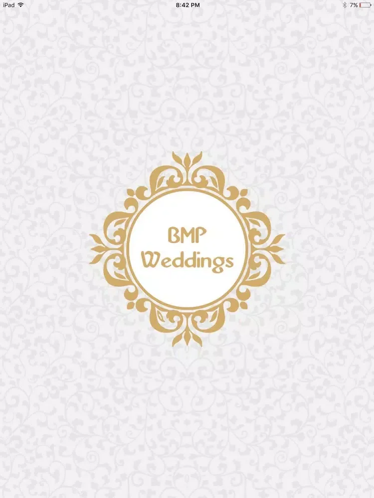 BMP Weddings iPad  Screenshots