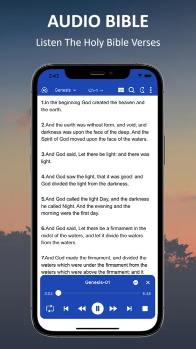 New Living Translation Bible. Screenshots