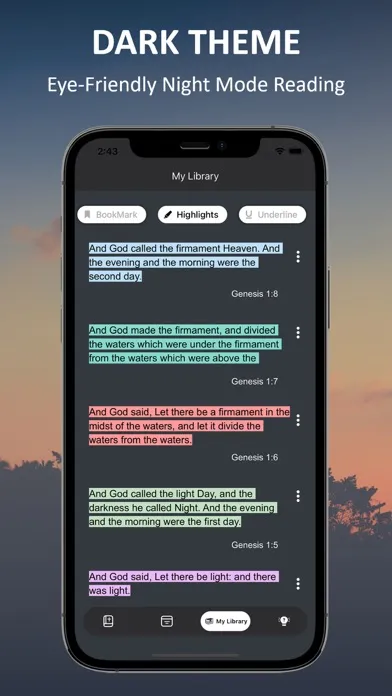 New Living Translation Bible. Screenshots