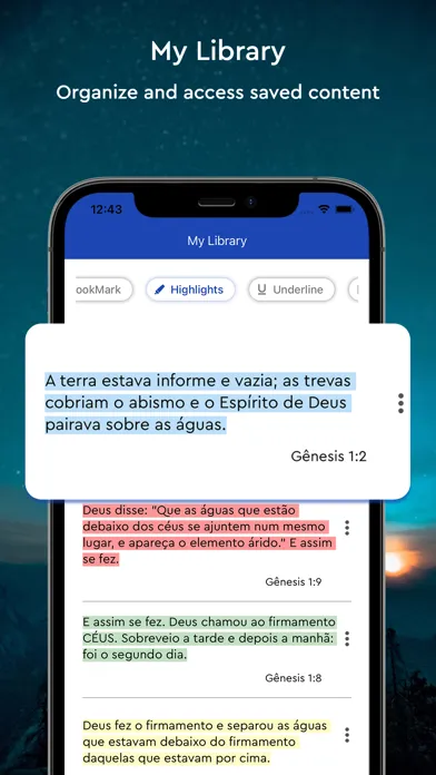 Zrzuty ekranu Bíblia da Vida Nova