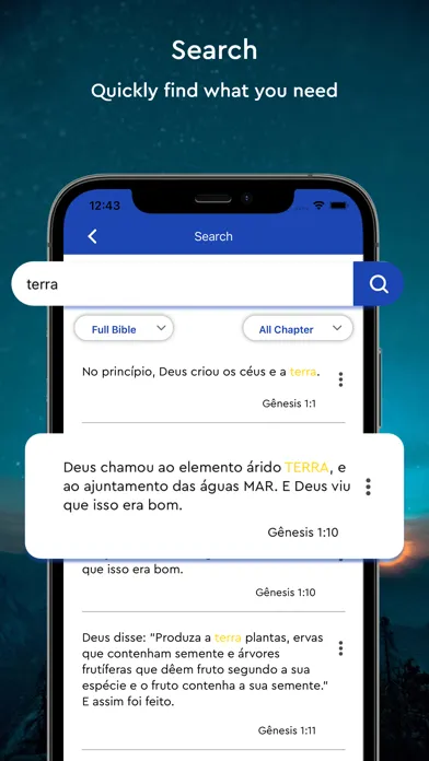 Zrzuty ekranu Bíblia da Vida Nova