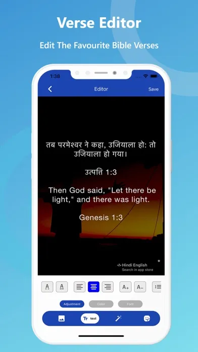 Hindi English (Pavitra) Bible Screenshots